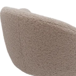 Loa Office Chair - Short Shearling Taupe