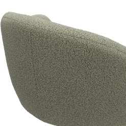 Loa Office Chair - Short Shearling Green
