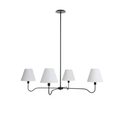 Lombard Chandelier - Black