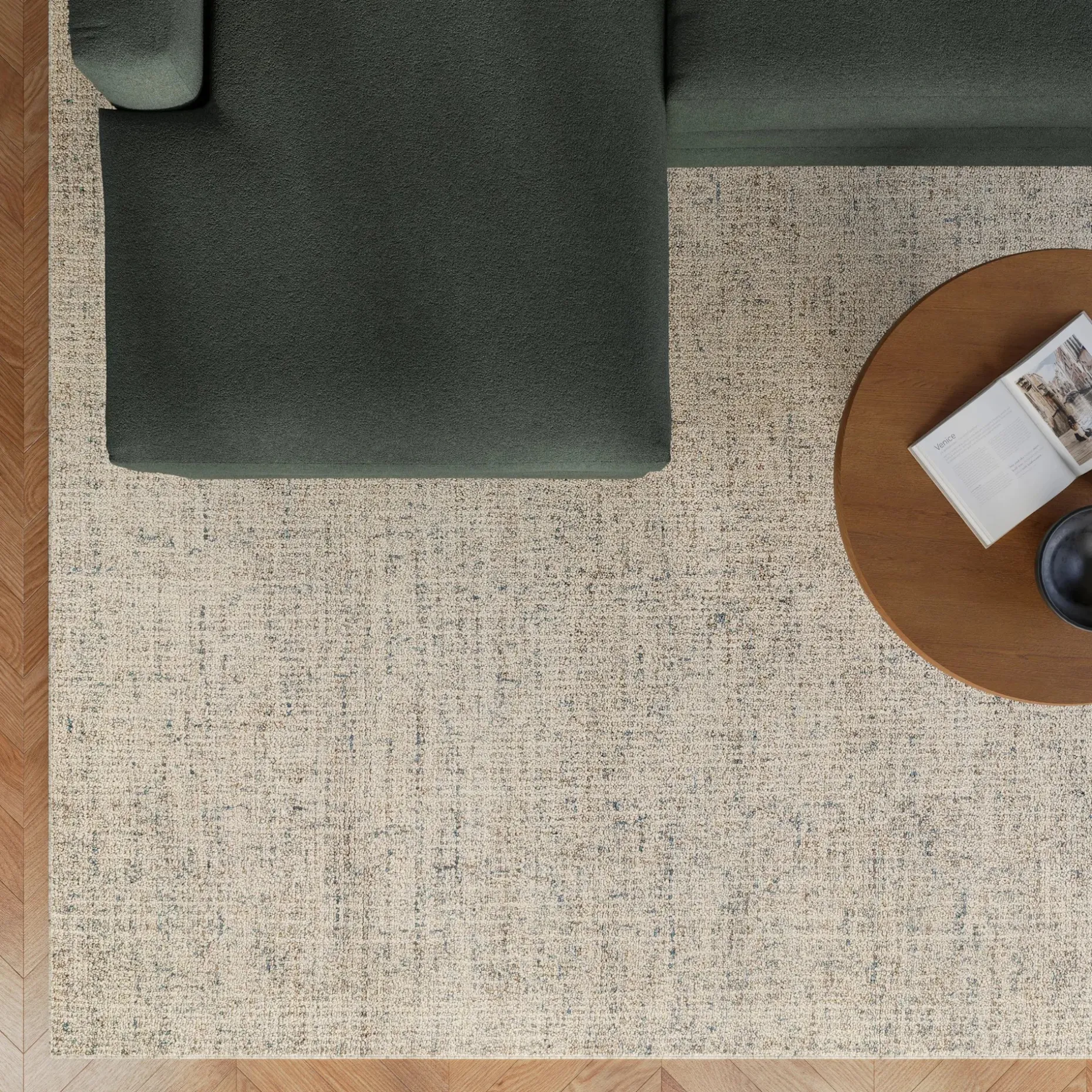 Loopi 9 x 12 Wool Rug - Pebble Sand