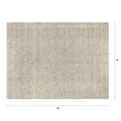 Loopi 9 x 12 Wool Rug - Pebble Sand