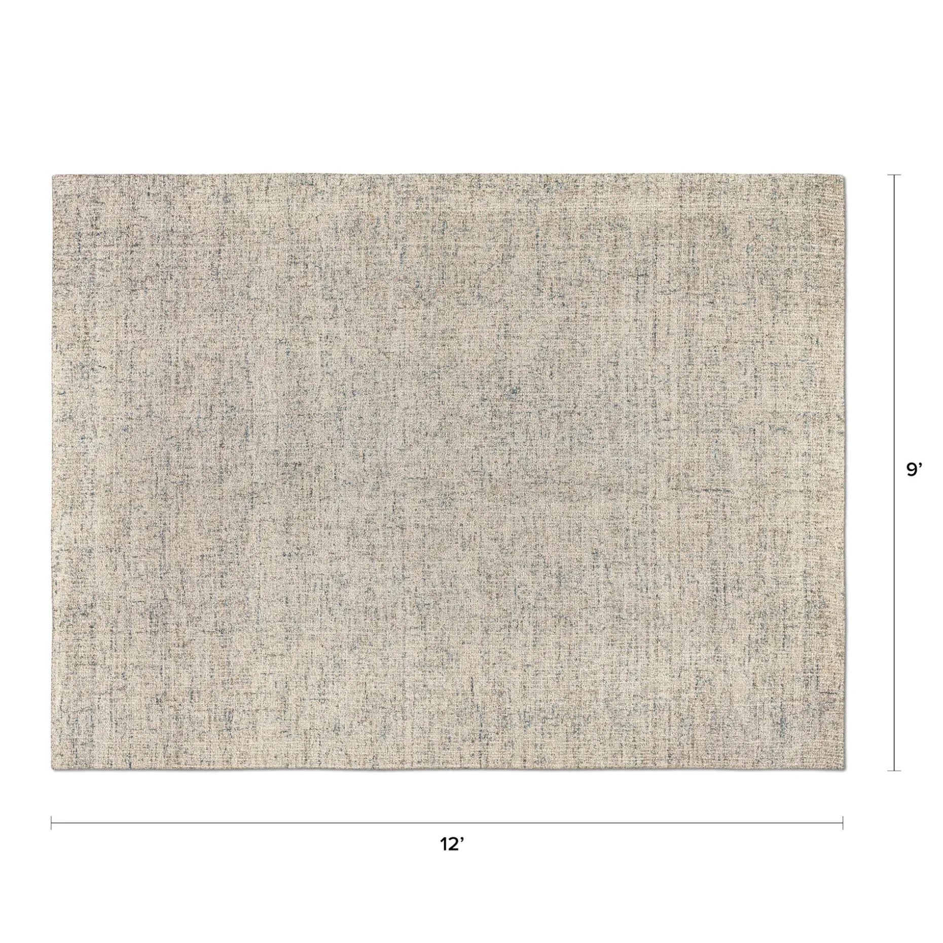 Loopi 9 x 12 Wool Rug - Pebble Sand