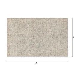 Loopi 5 x 8 Wool Rug - Pebble Sand