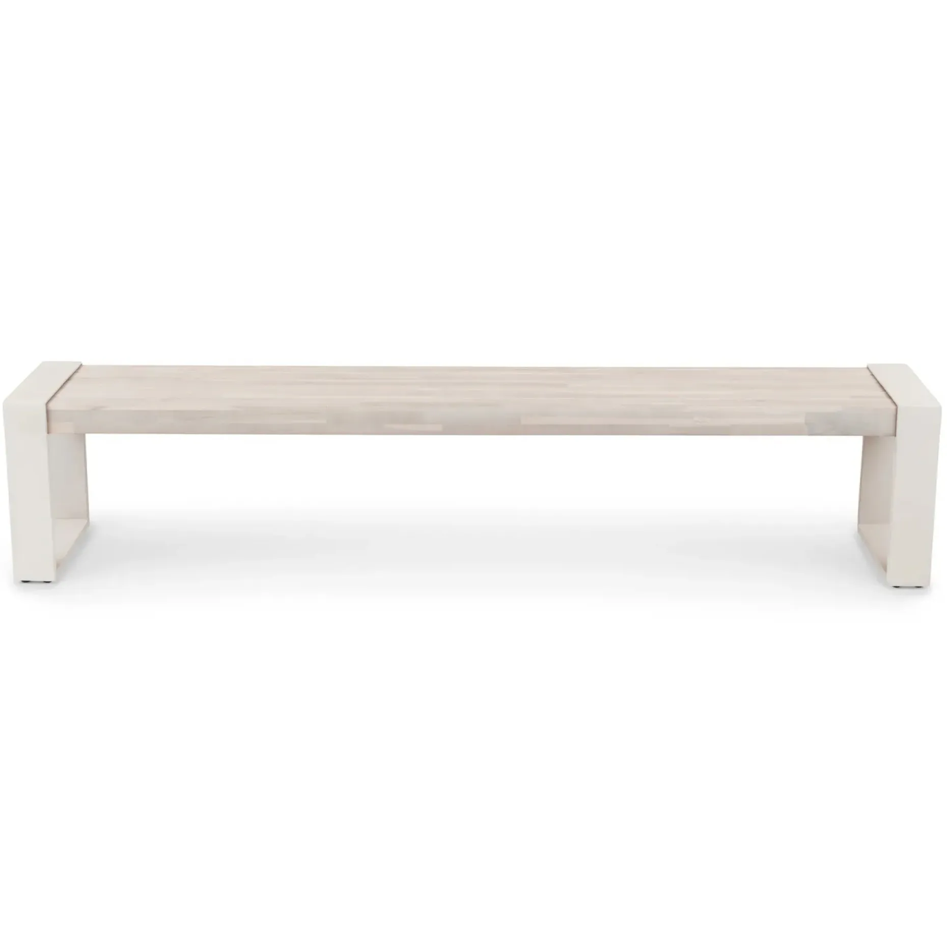 Lubek 84.5" Outdoor Bench - Byron Gray