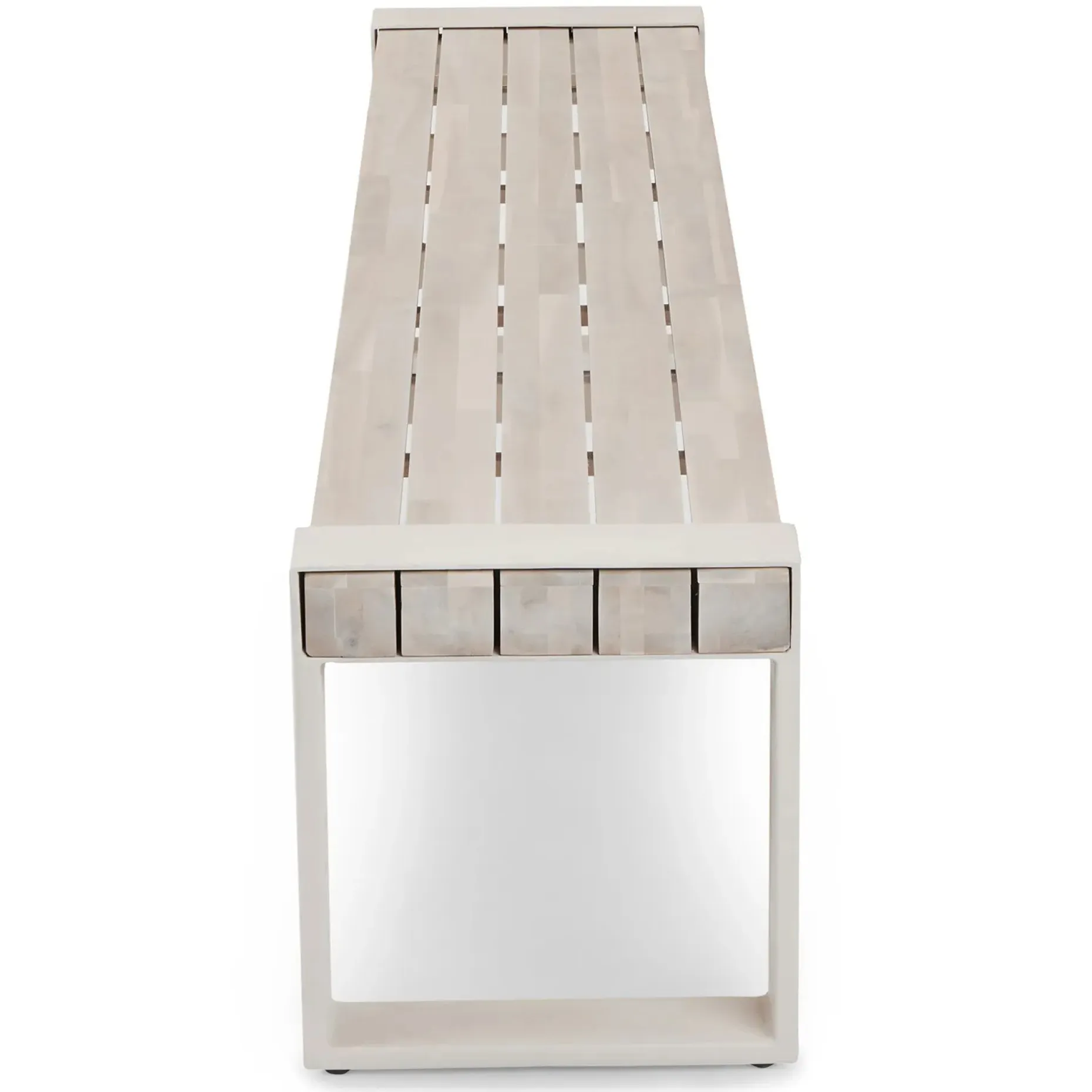 Lubek 84.5" Outdoor Bench - Byron Gray