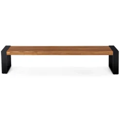 Lubek 84.5" Outdoor Bench - Tuscan Brown
