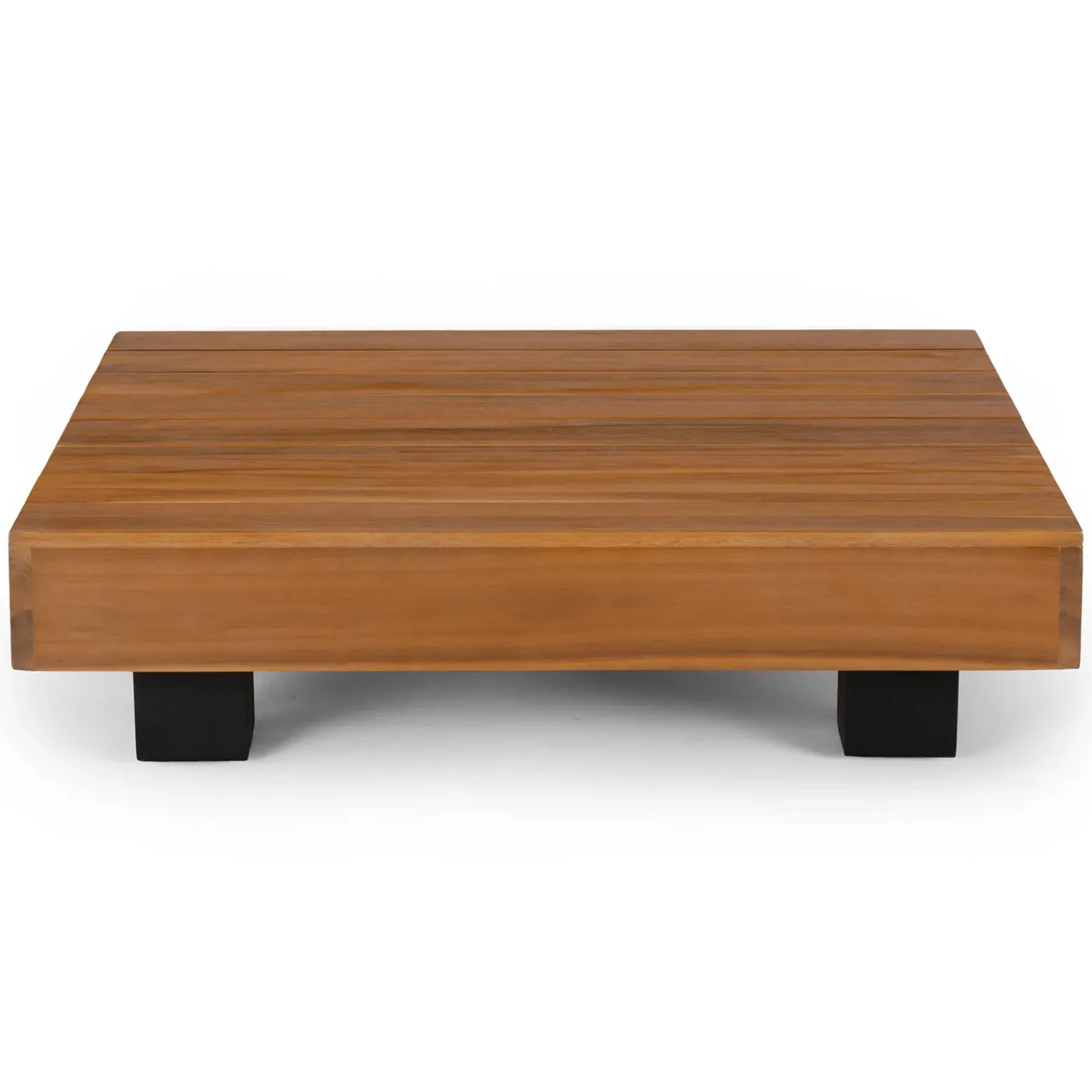 Lubek 32.5" Outdoor Coffee Table - Tuscan Brown