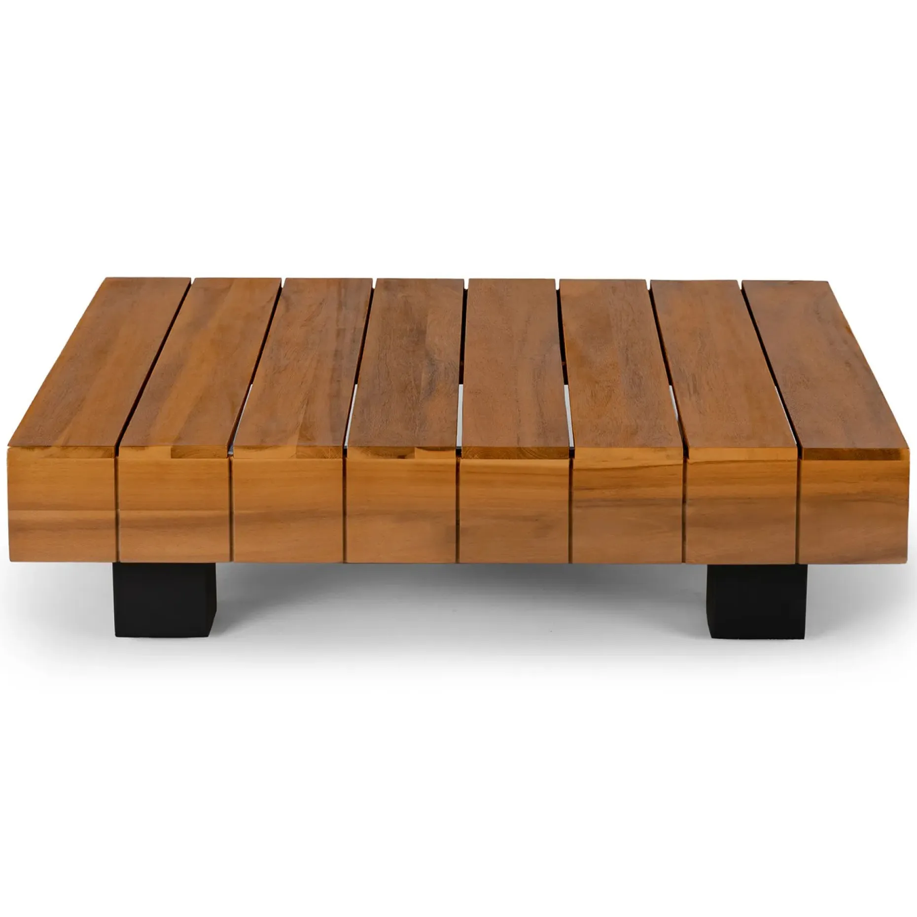 Lubek 32.5" Outdoor Coffee Table - Tuscan Brown