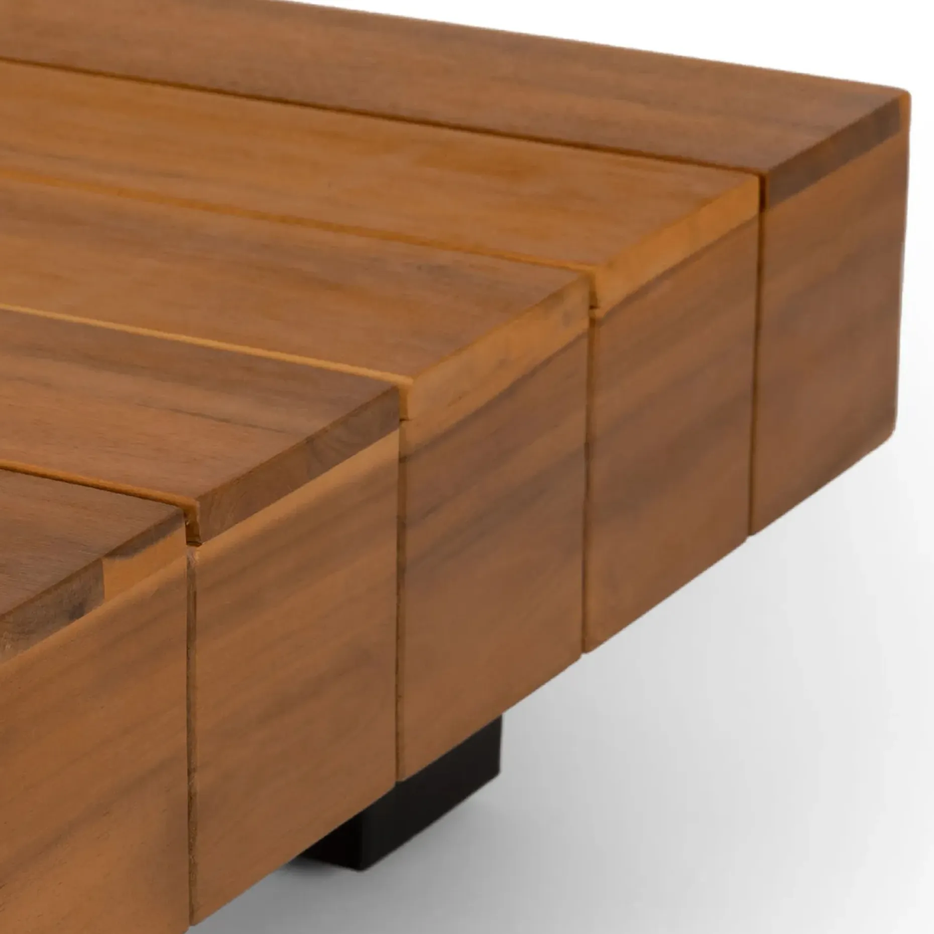 Lubek 32.5" Outdoor Coffee Table - Tuscan Brown