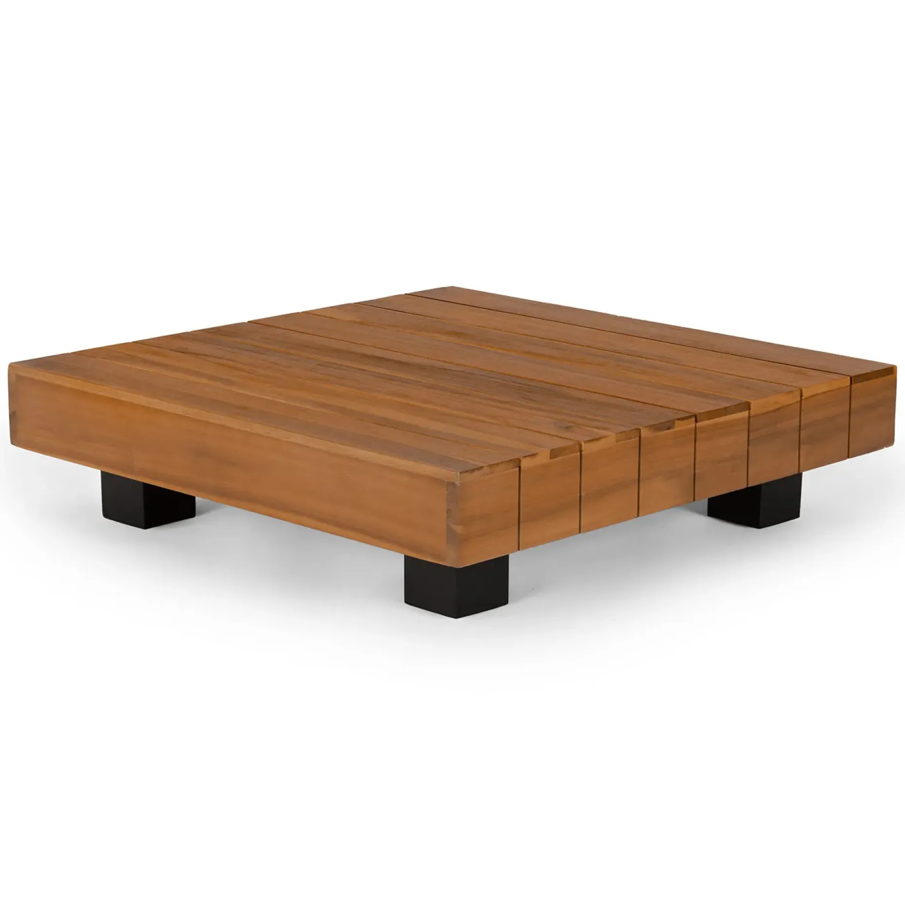 Lubek 100.5" Outdoor Low Corner Sectional Set - Dravite Ivory
