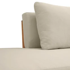 Lubek 100.5" Outdoor Low Corner Sectional - Dravite Ivory