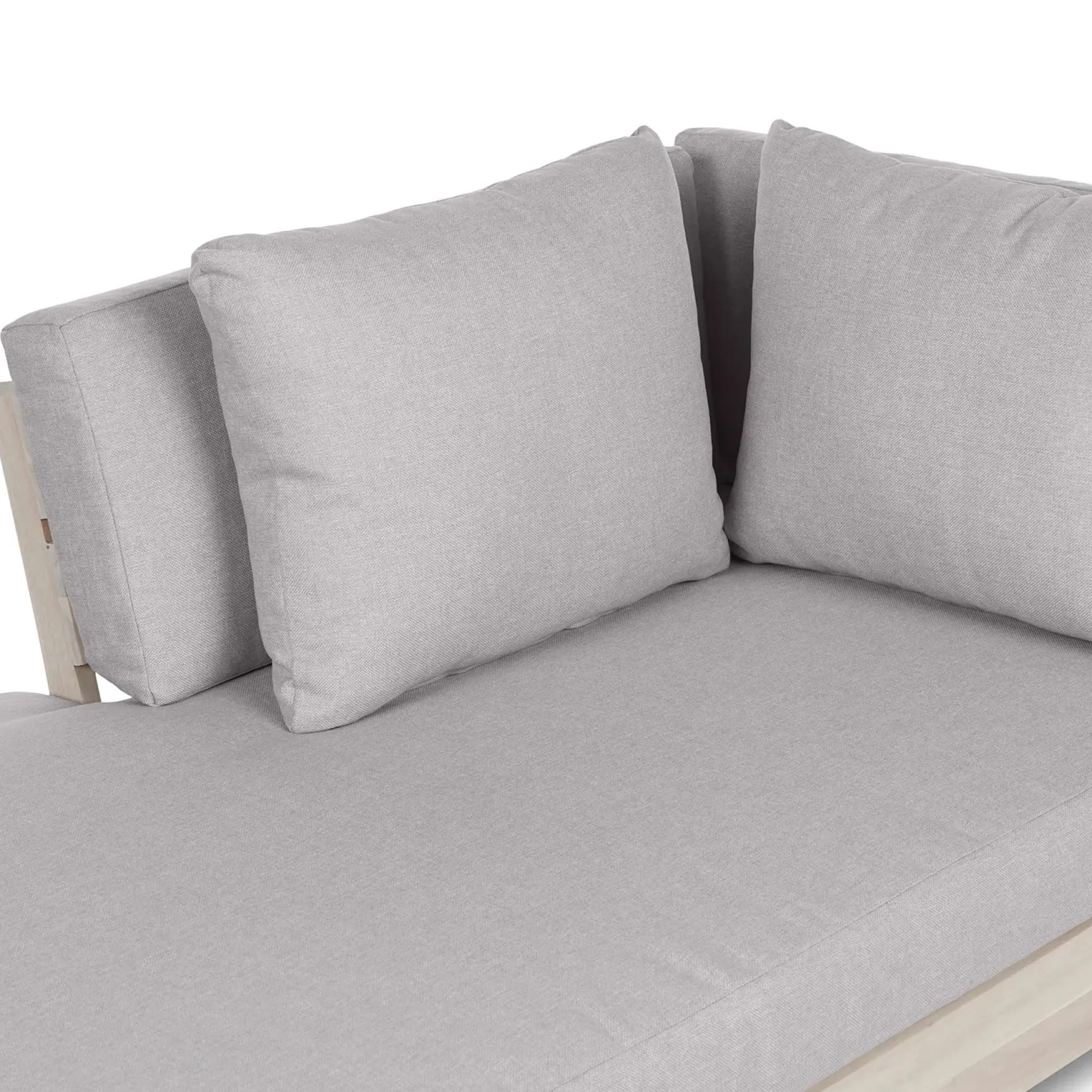 Lubek 69.25" Outdoor Low Left Chaise Lounge - Beach Sand