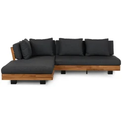 Lubek 82.5" Outdoor Low Left Sectional - Slate Gray