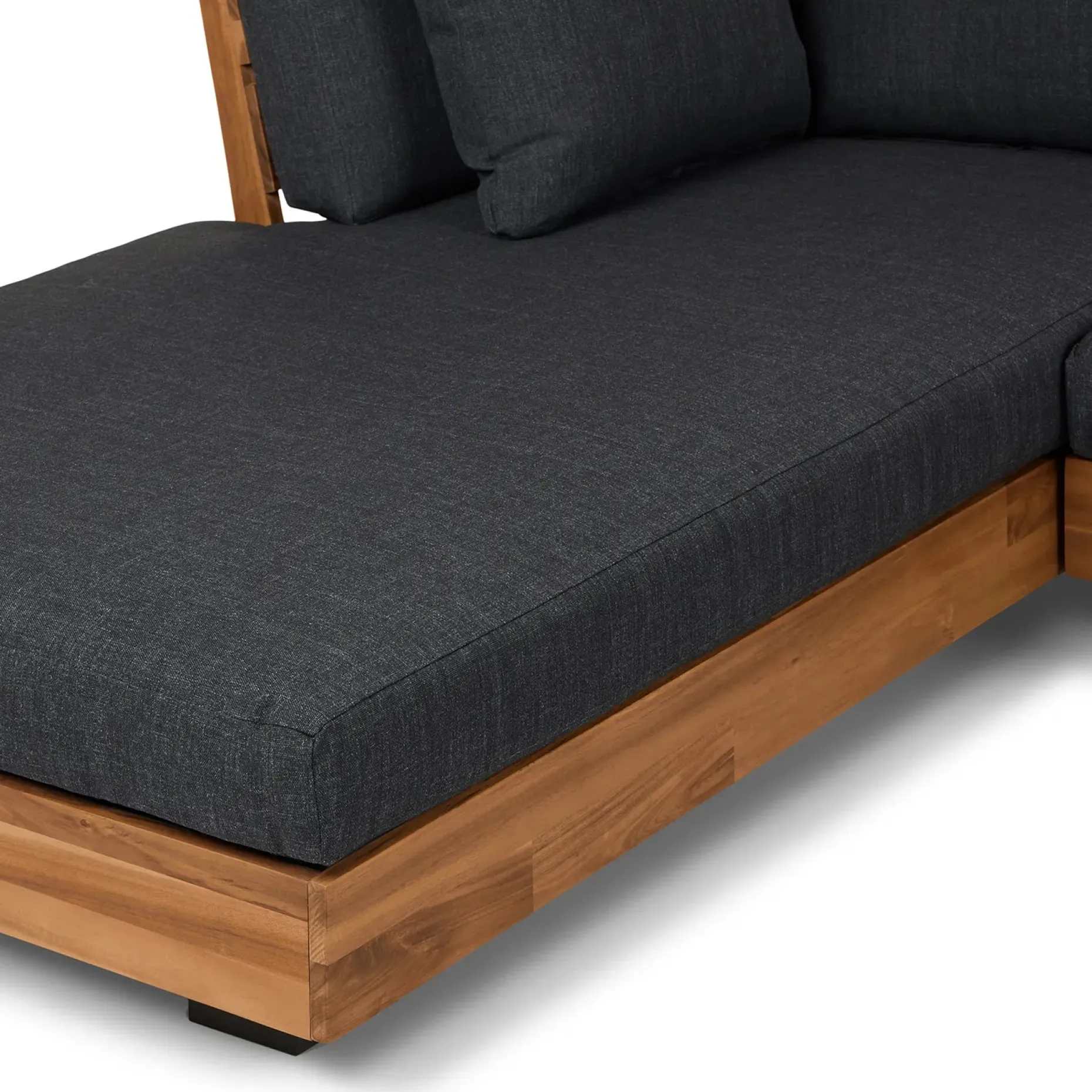 Lubek 82.5" Outdoor Low Left Sectional - Slate Gray