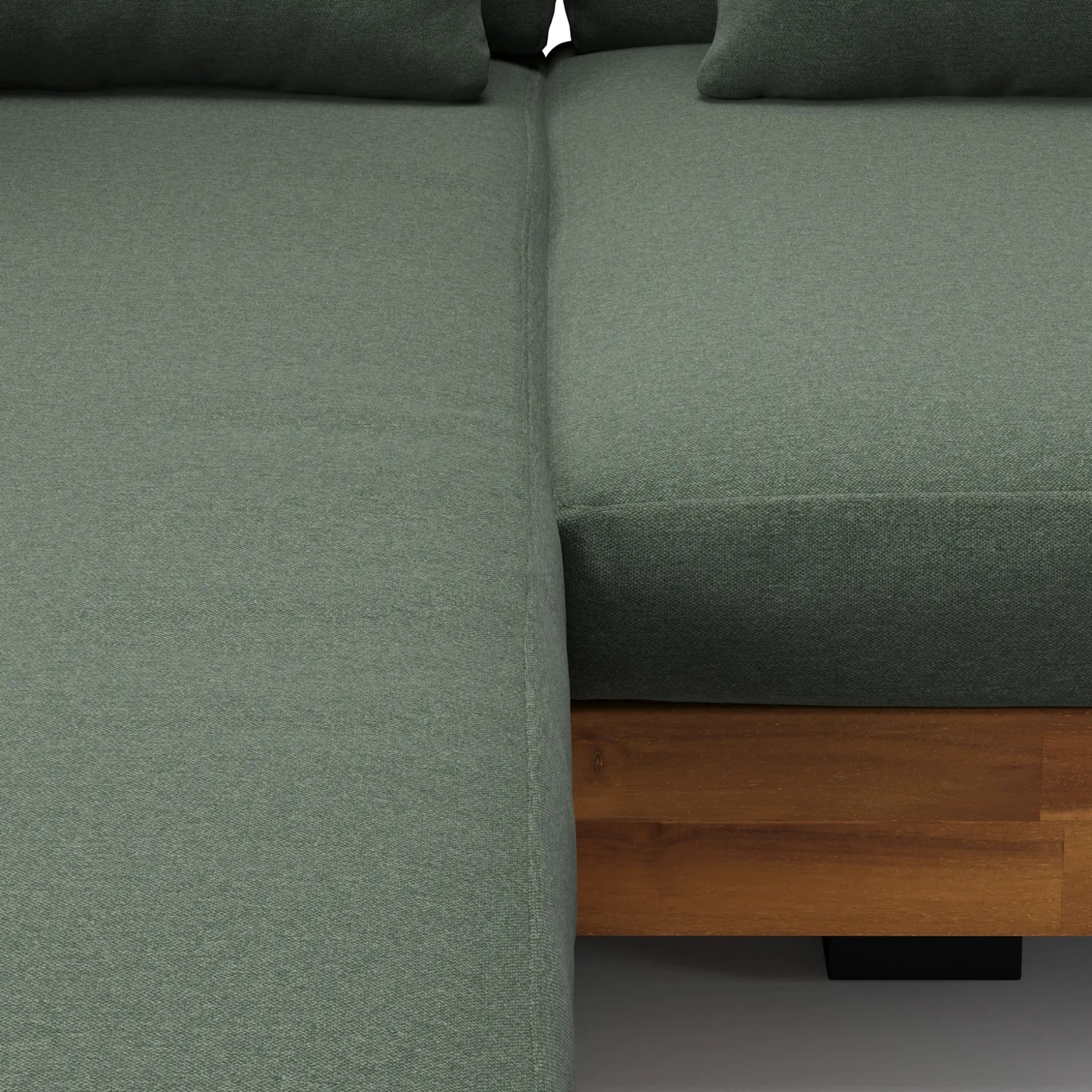 Lubek 82.5" Outdoor Low Left Sectional - Dravite Green