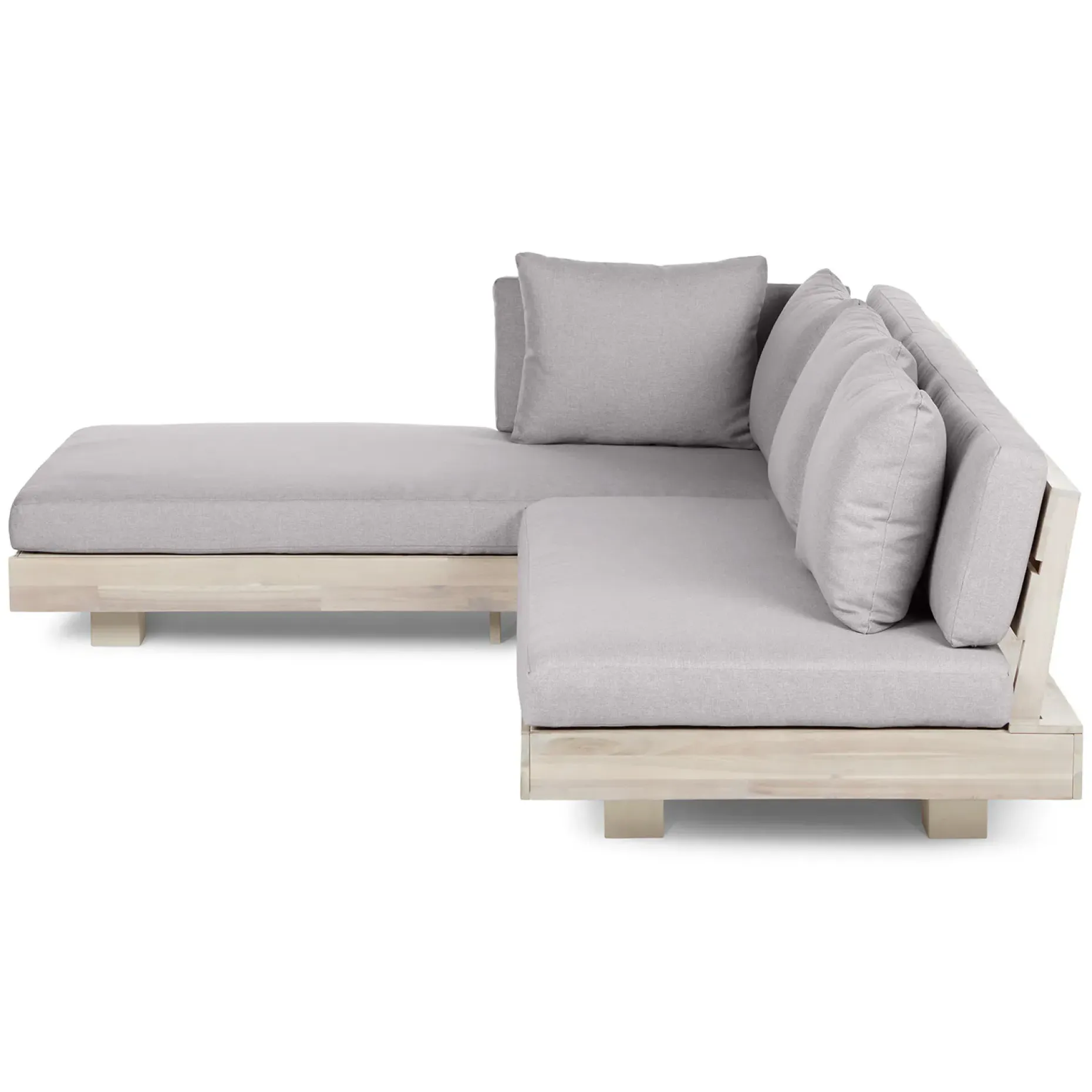 Lubek 82.5" Outdoor Low Left Sectional - Beach Sand