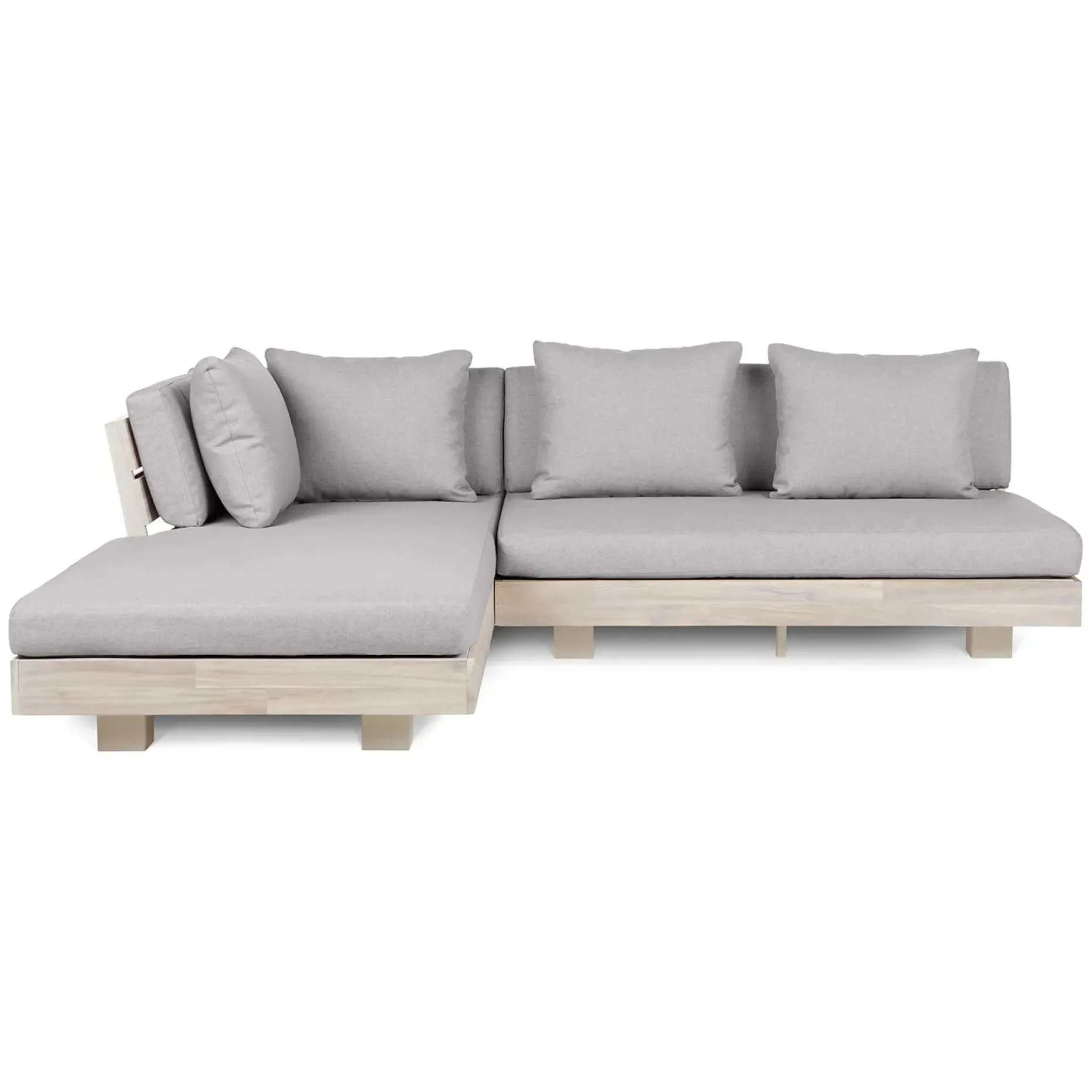 Lubek 82.5" Outdoor Low Left Sectional - Beach Sand