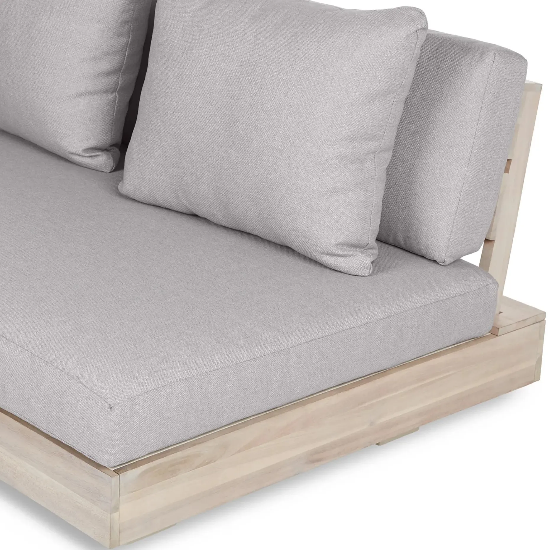 Lubek 50" Outdoor Low Loveseat - Beach Sand
