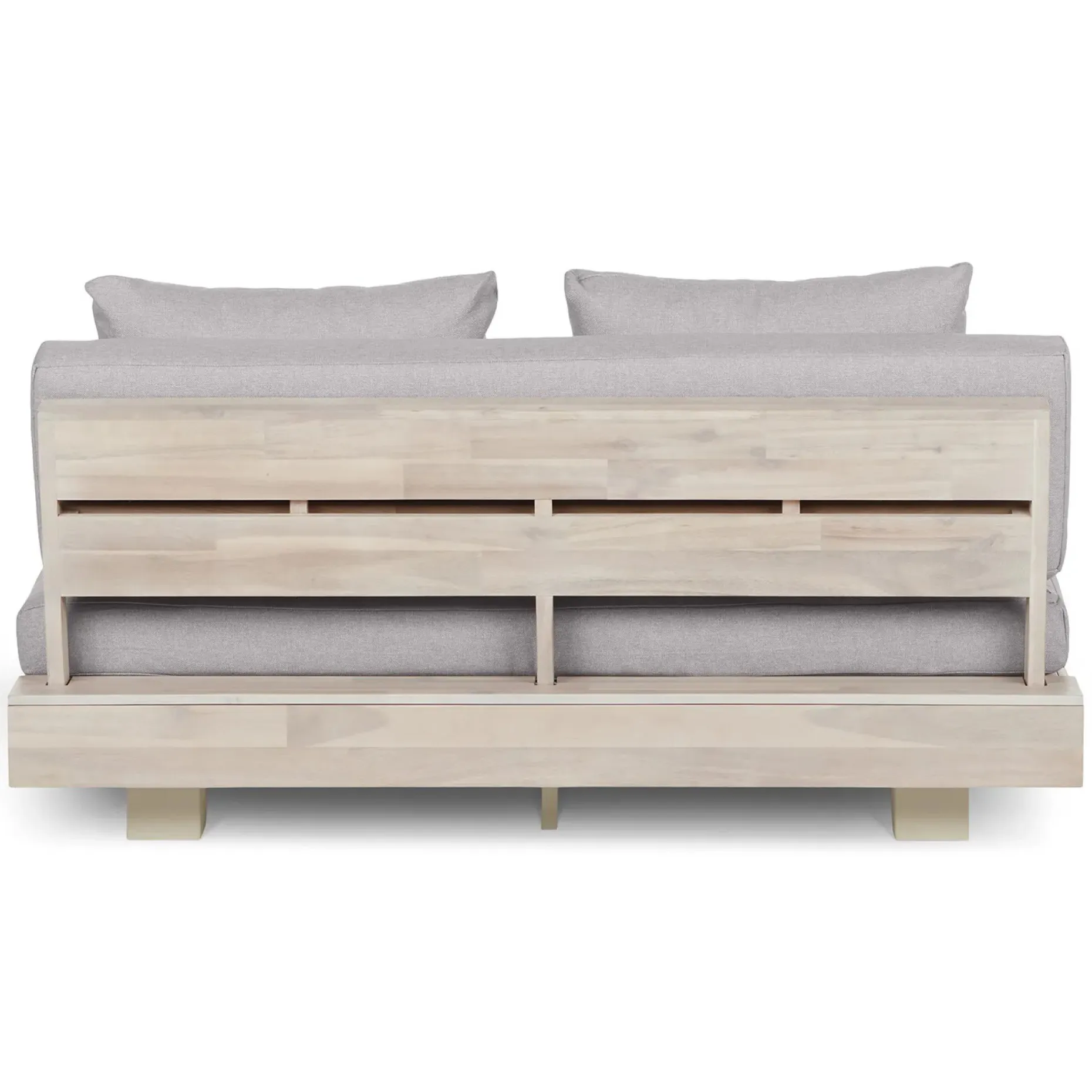 Lubek 50" Outdoor Low Loveseat - Beach Sand