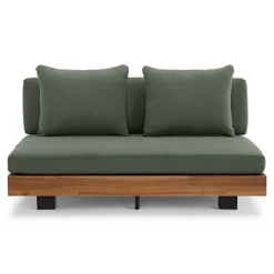 Lubek 50" Outdoor Low Loveseat - Dravite Green