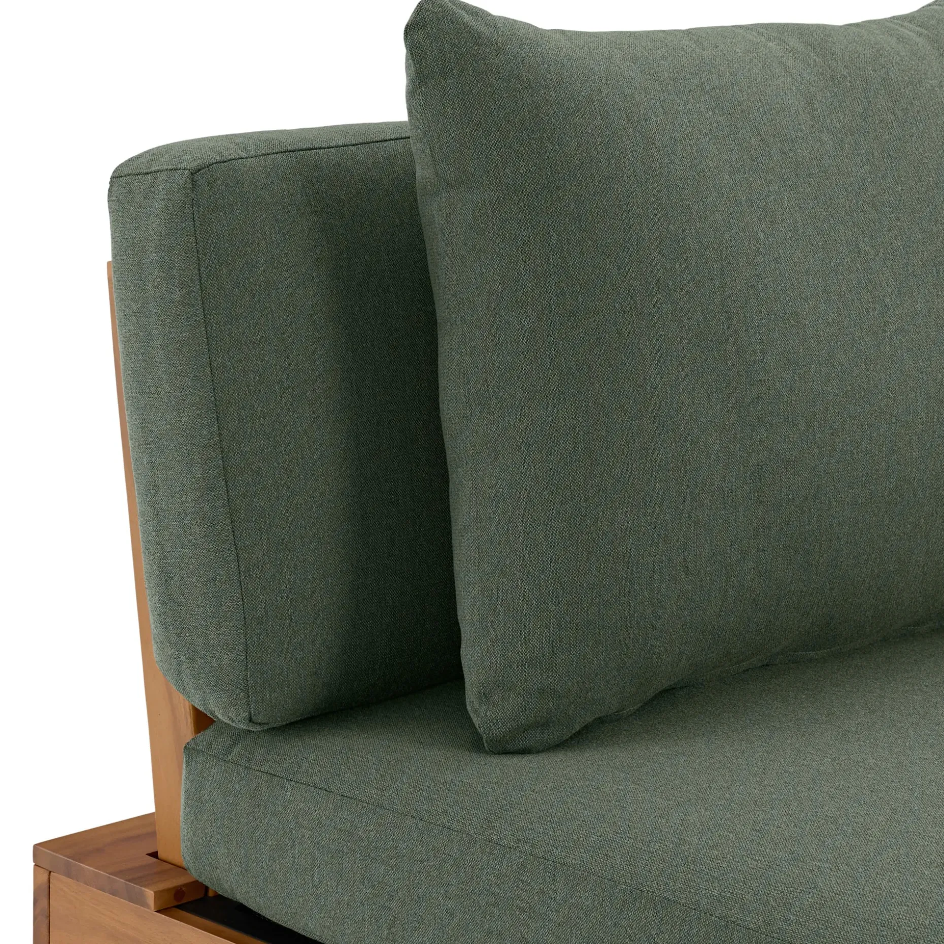 Lubek 50" Outdoor Low Loveseat - Dravite Green