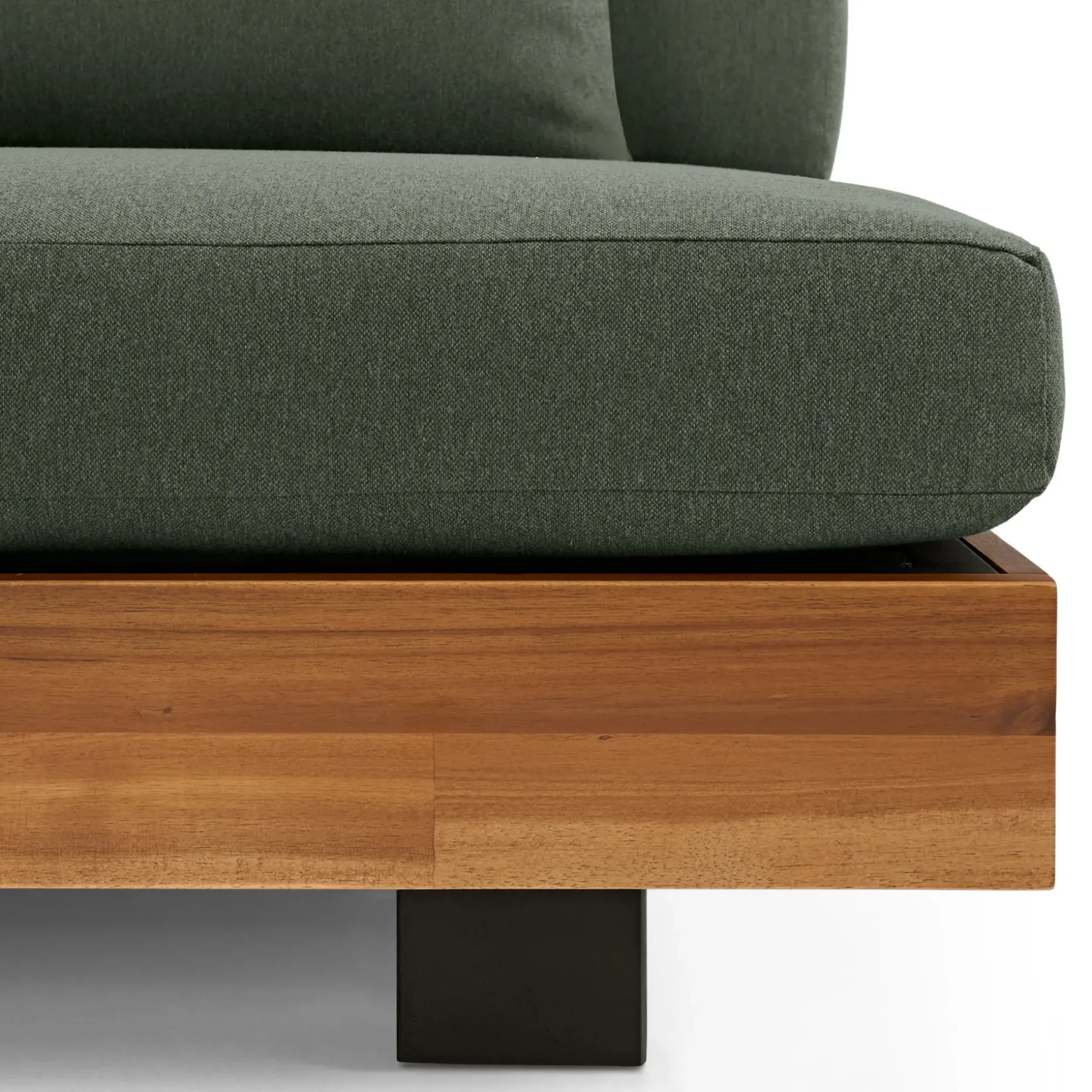 Lubek 50" Outdoor Low Loveseat - Dravite Green