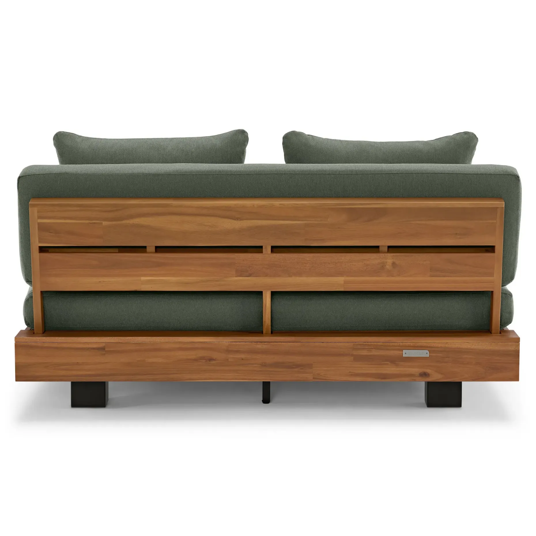 Lubek 50" Outdoor Low Loveseat - Dravite Green