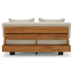 Lubek 50" Outdoor Low Loveseat - Dravite Ivory