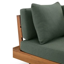 Lubek 69.25" Outdoor Low Right Chaise Lounge - Dravite Green
