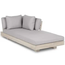 Lubek 69.25" Outdoor Low Right Chaise Lounge - Beach Sand