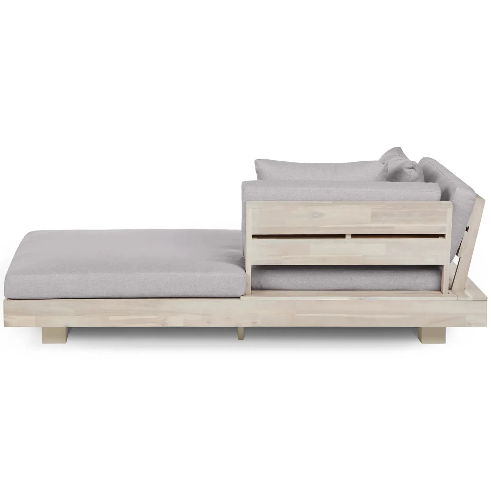 Lubek 69.25" Outdoor Low Right Chaise Lounge - Beach Sand