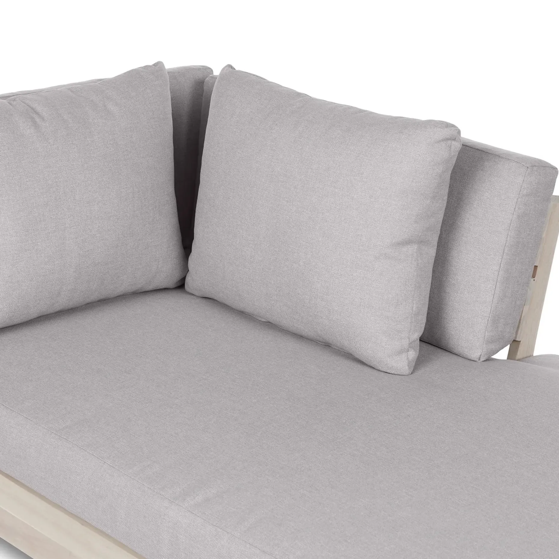 Lubek 82.5" Outdoor Low Right Sectional Set - Beach Sand