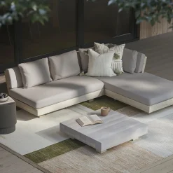 Lubek 82.5" Outdoor Low Right Sectional - Beach Sand