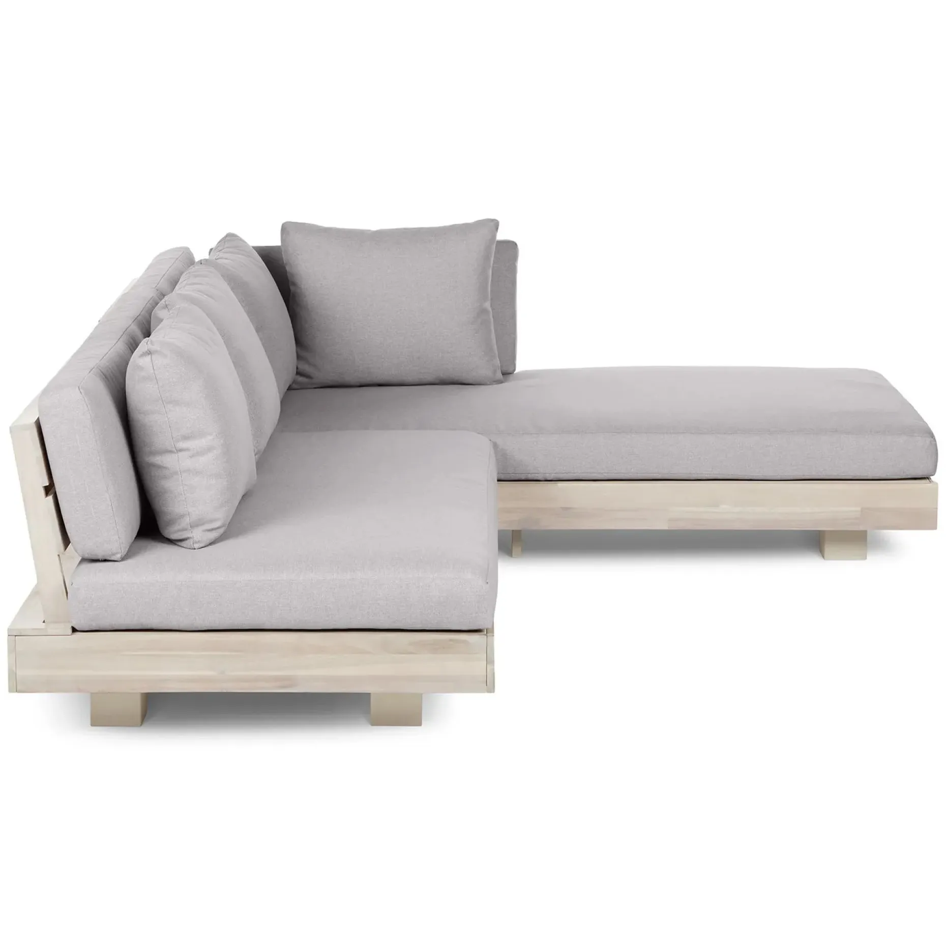 Lubek 82.5" Outdoor Low Right Sectional - Beach Sand