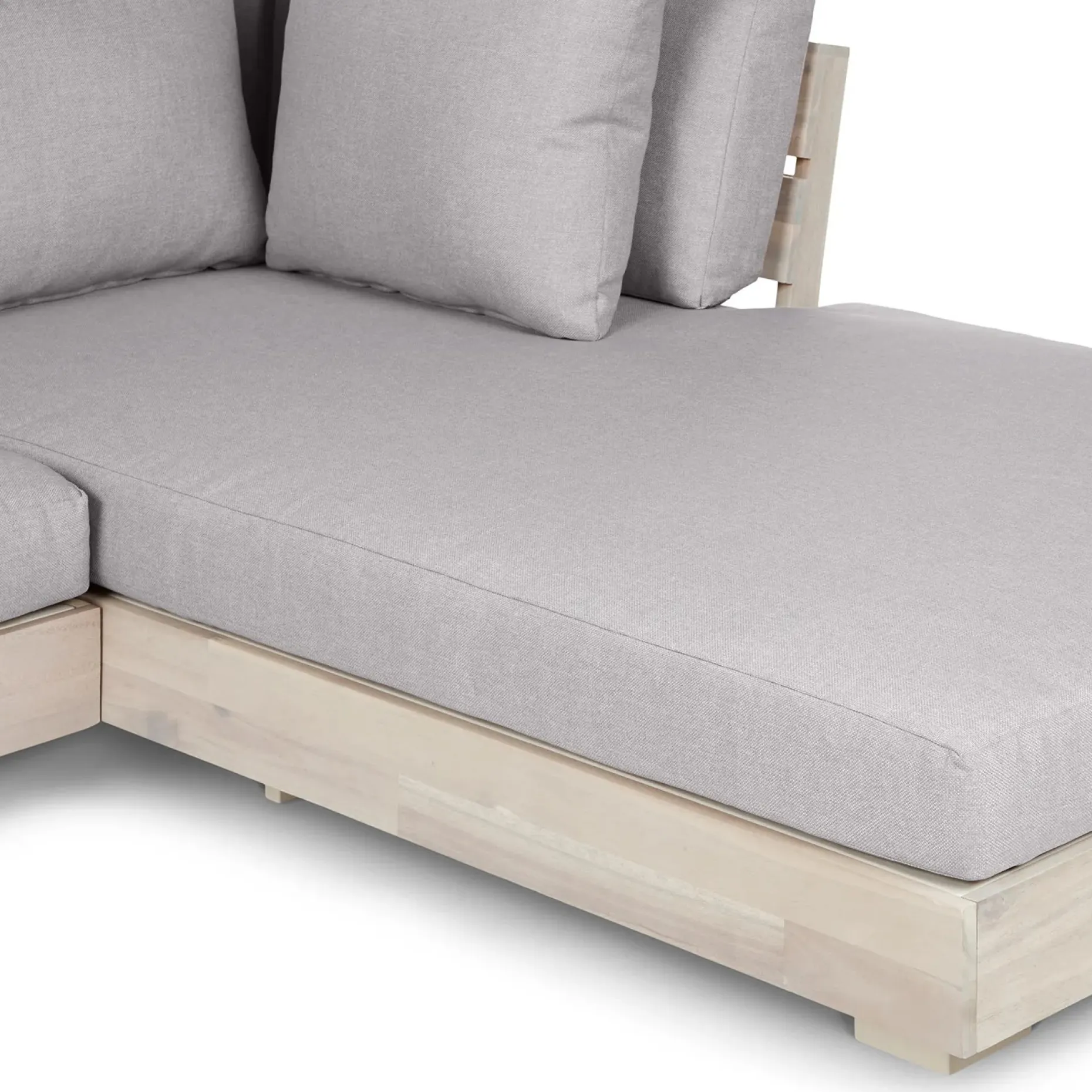 Lubek 82.5" Outdoor Low Right Sectional - Beach Sand