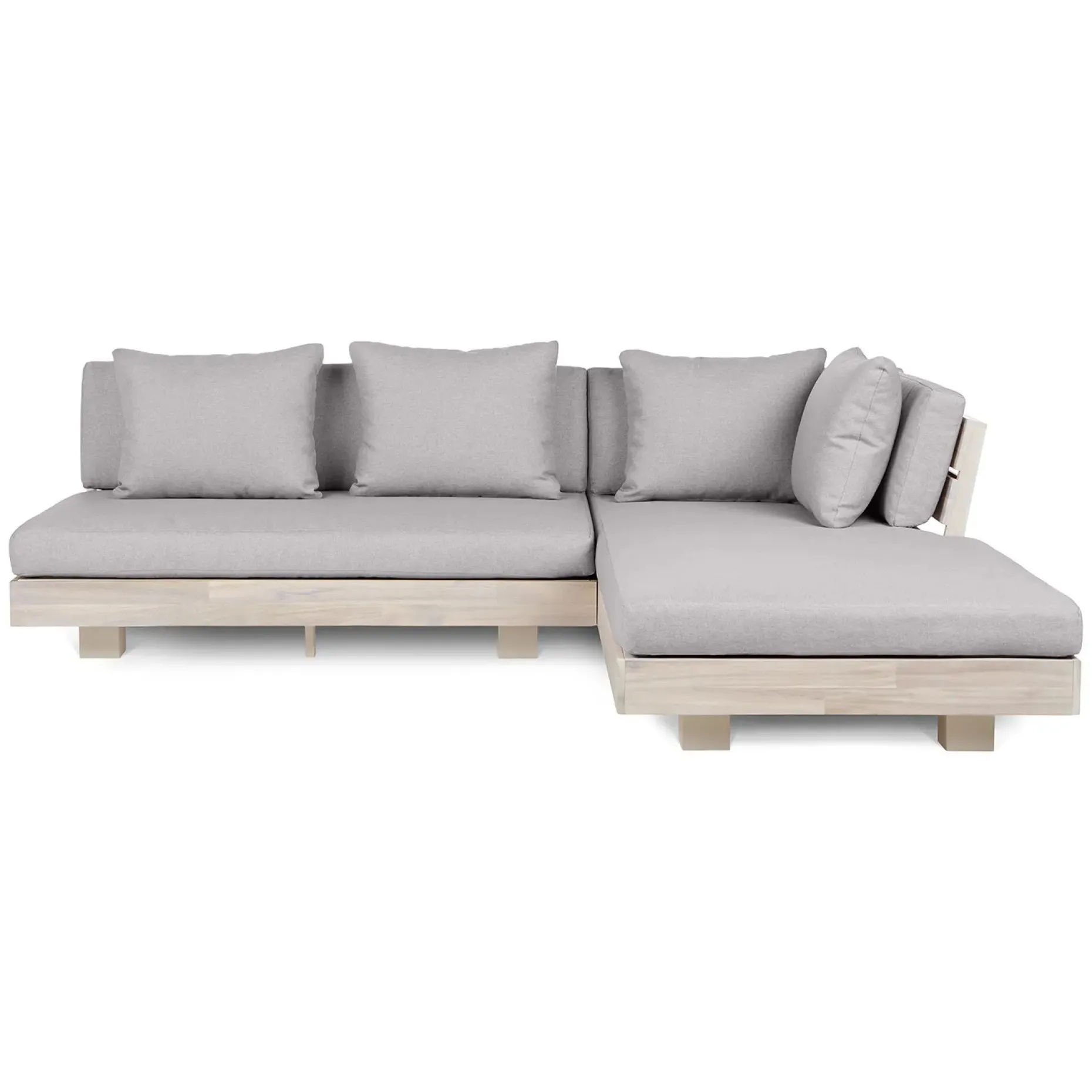 Lubek 82.5" Outdoor Low Right Sectional - Beach Sand