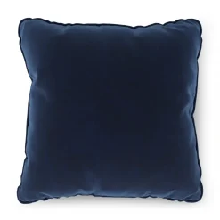 Lucca Velvet Pillow - Plush Cascadia Blue