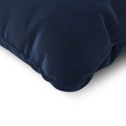 Lucca Velvet Pillow - Plush Cascadia Blue