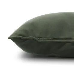 Lucca Velvet Pillow - Plush Pacific Green