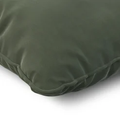 Lucca Velvet Pillow - Plush Pacific Green