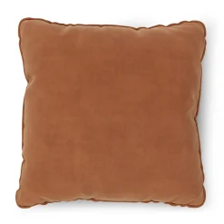Lucca Velvet Pillow - Plush Pacific Rust