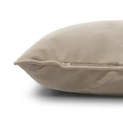 Lucca Velvet Pillow - Plush Pacific Taupe