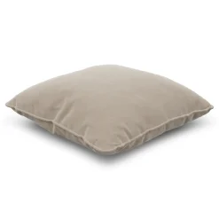Lucca Velvet Pillow - Plush Pacific Taupe