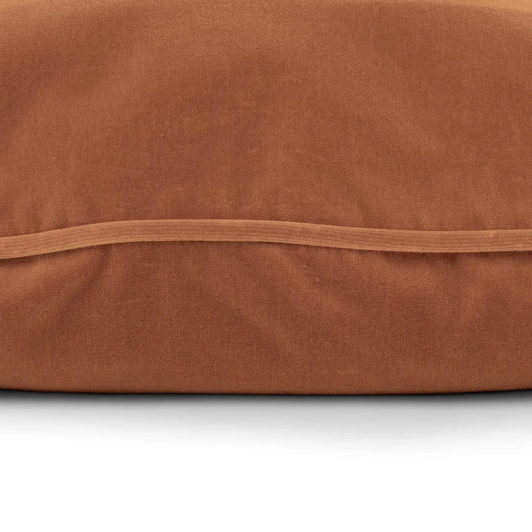 Lucca Velvet Pillow Set - Plush Pacific Rust