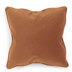 Lucca Velvet Pillow Set - Plush Pacific Rust