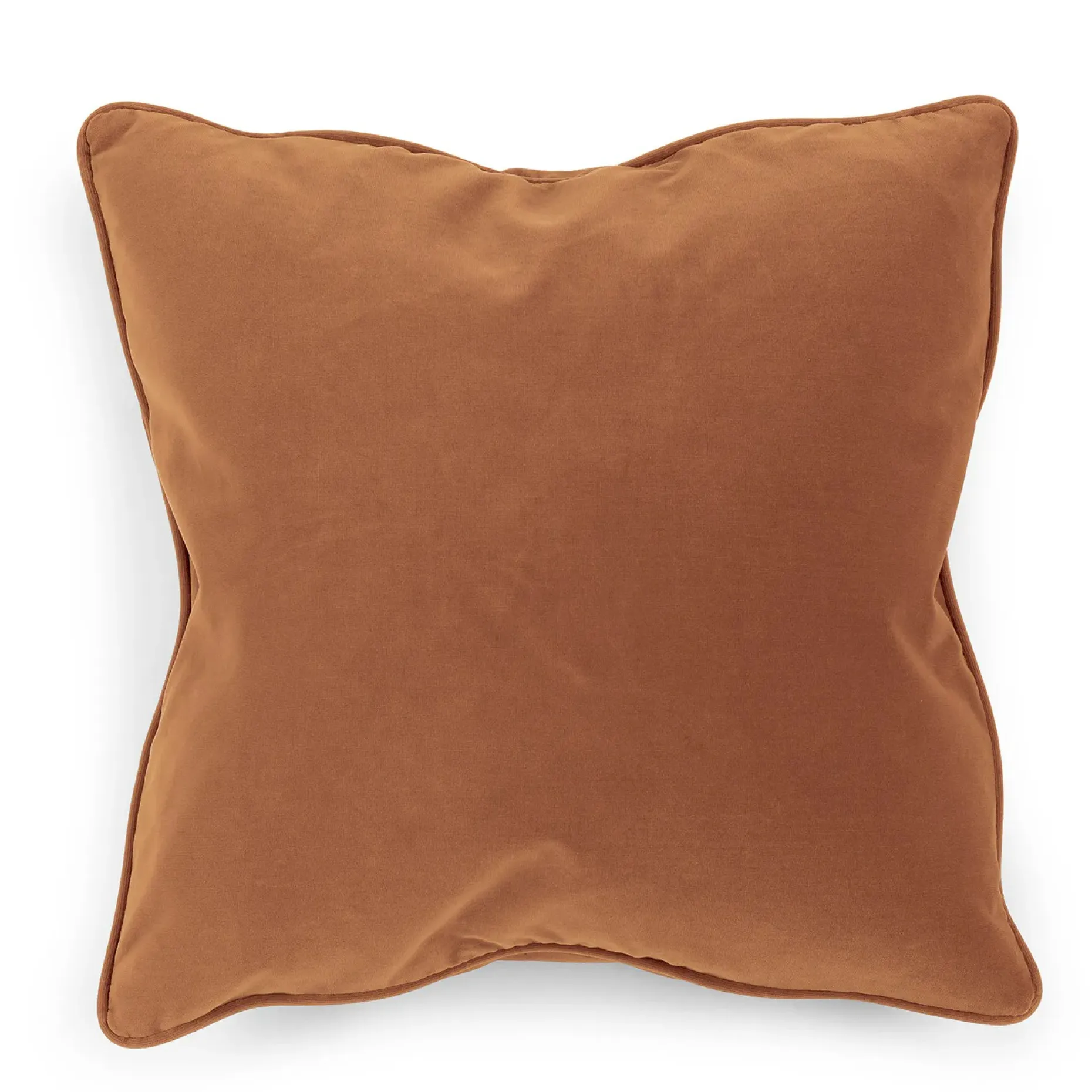 Lucca Velvet Pillow Set - Plush Pacific Rust