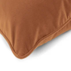 Lucca Velvet Pillow Set - Plush Pacific Rust