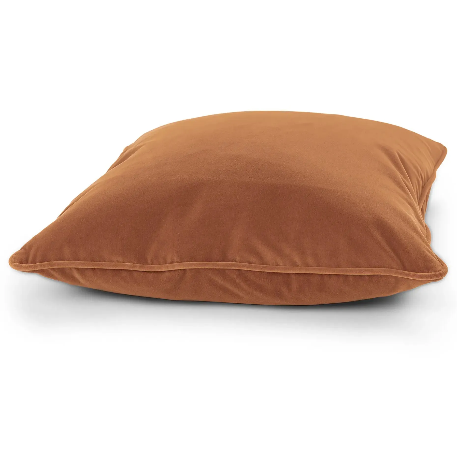 Lucca Velvet Pillow Set - Plush Pacific Rust