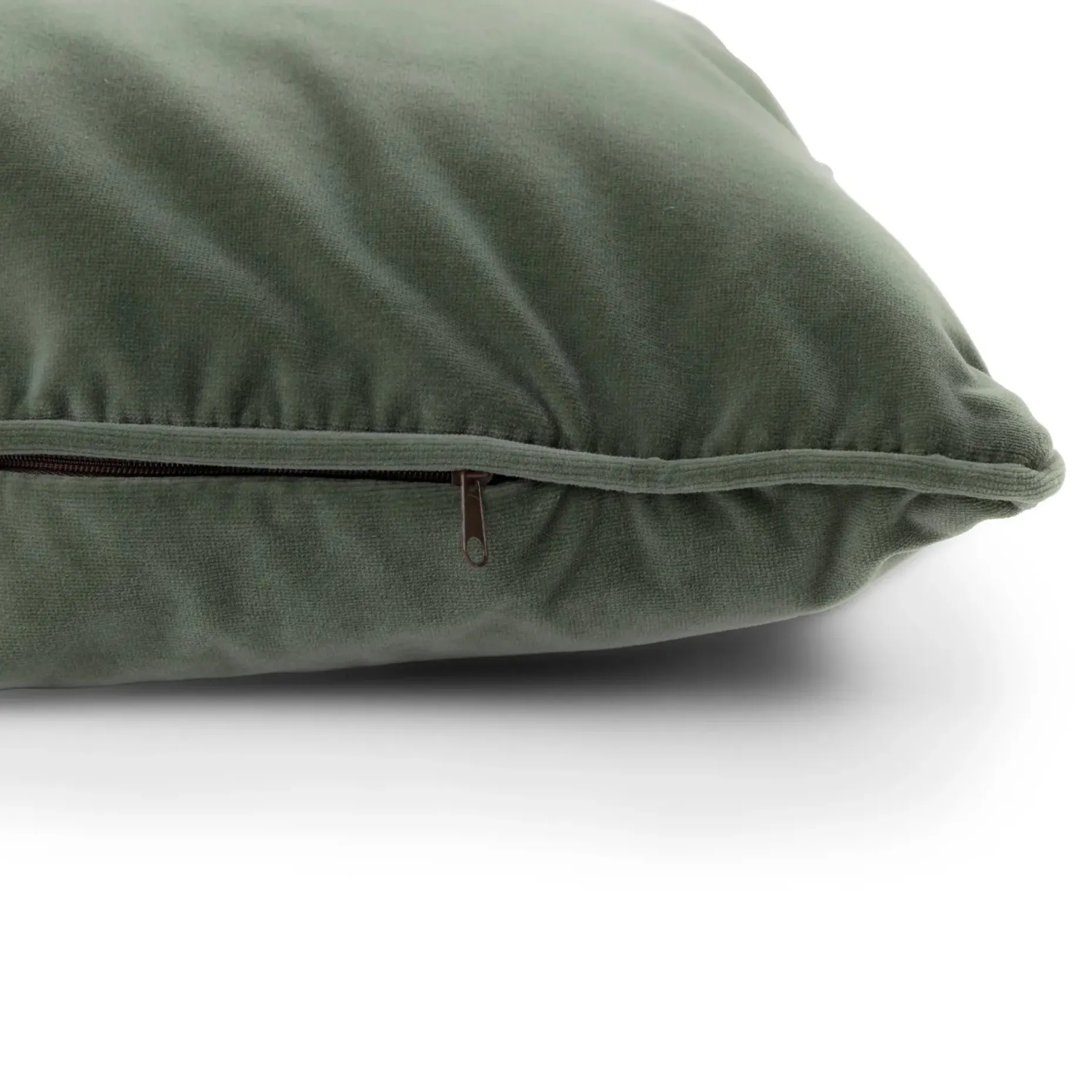 Lucca Velvet Pillow Set - Plush Pacific Green