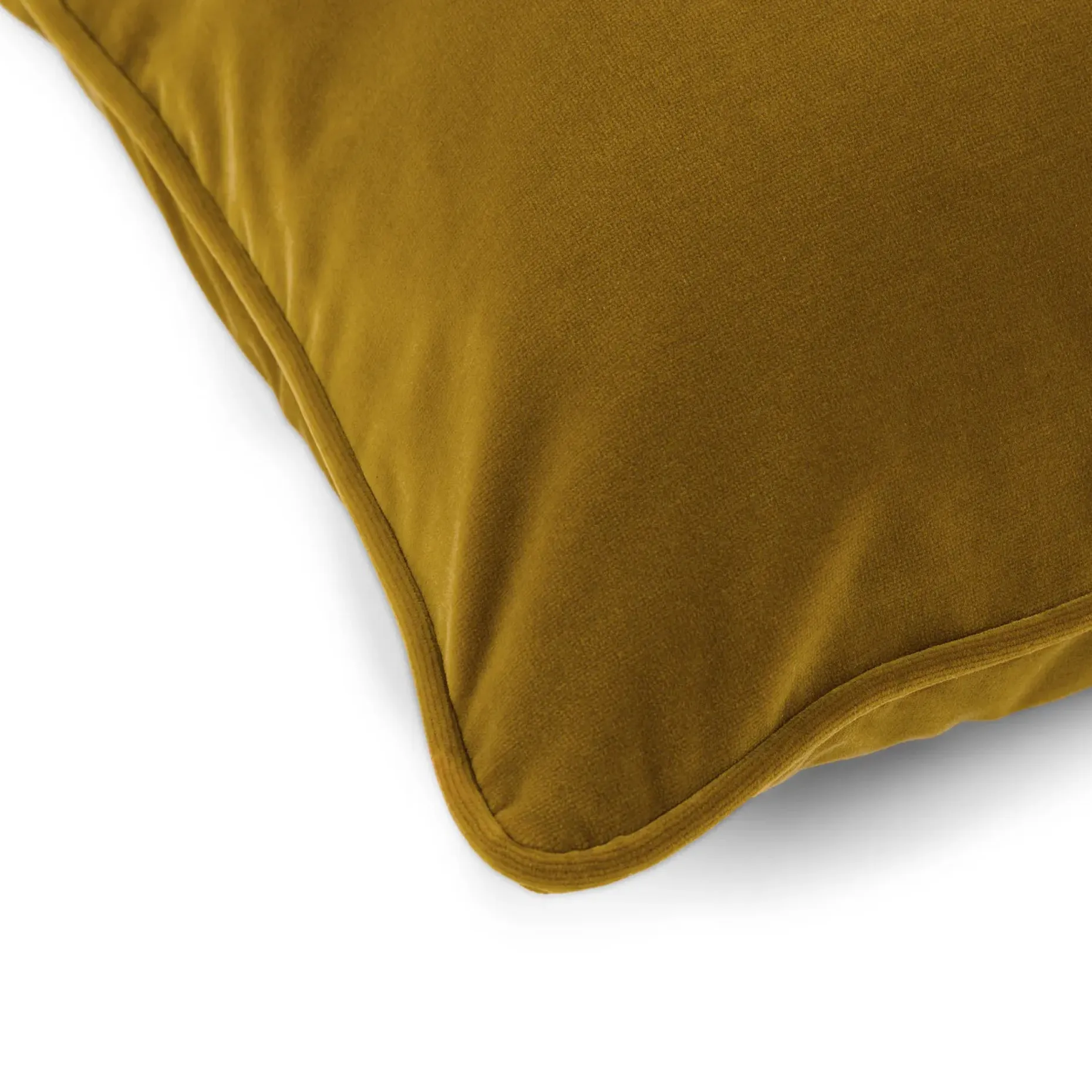 Lucca Velvet Pillow Set - Plush Yarrow Gold